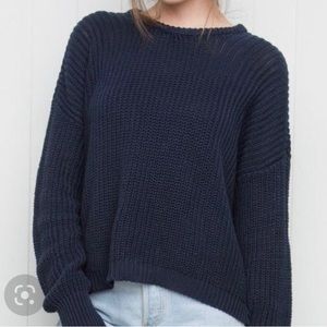 Brandy Melville Dark Blue Sweater